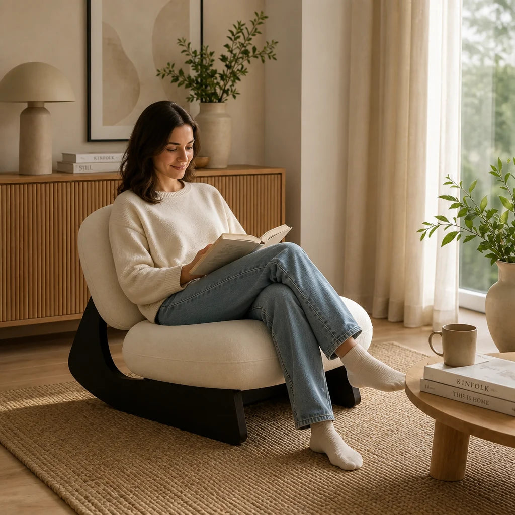 Rocking Chair en bois massif | TINI