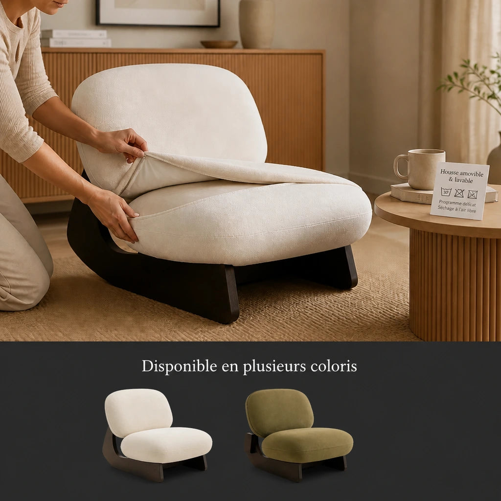 Rocking Chair en bois massif | TINI